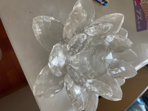 クリスタル　蓮の花
