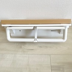 LIXILトイレットペーパーホルダー　棚付　2連の画像