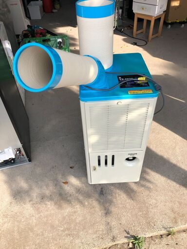YAMAZEN スポットエアコン YS-422D 50Hz 2.2kw/60Hz 2.5kw 2019年 100V 排熱ダクト付 スポットクーラー 11