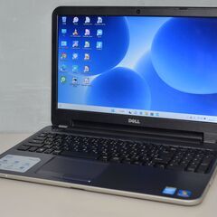 中古良品ノートパソコン Windows11+office 爆速SSD250GB DELL Inspiron 5537 core i3-4010U/メモリ8GB/15.6インチ/無線/カメラ/DVDマルチ