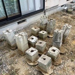 【お話中】ウッドデッキ等の支柱　ブロック、コンクリート