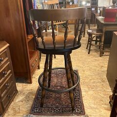 飛騨産業 キツツキマーク カウンターチェア 回転チェア ウィンザー