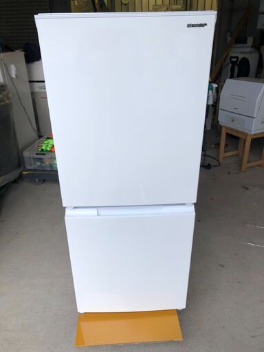 【美品】SHARP（容量152L）冷蔵庫 SJ-D15GJ-Wつけかえどっちもドア2ドア冷凍冷蔵庫 SJ-D15G ホワイト2021年製