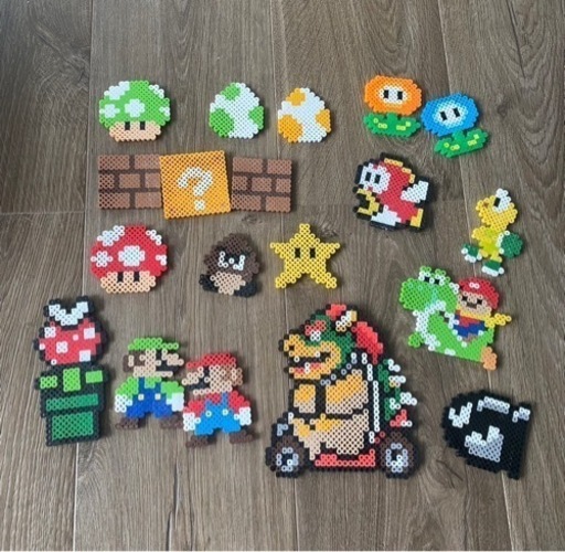 ☆アイロンビーズ☆スーパーマリオ☆19キャラクターセット