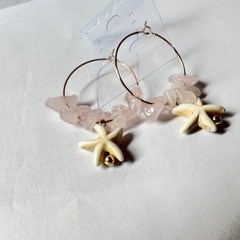 ハンドメイドピアスの画像