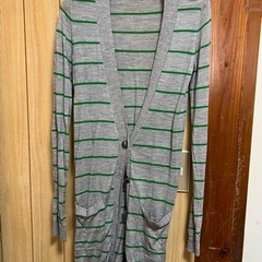 引越しによる断捨離中！theory ボーダーカーディガン