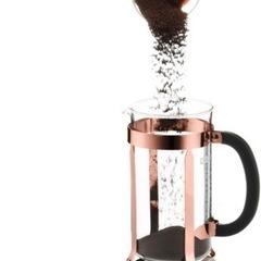 ボダム　シャンボール　フレンチプレス　コーヒーメーカー　ピンクゴールドの画像