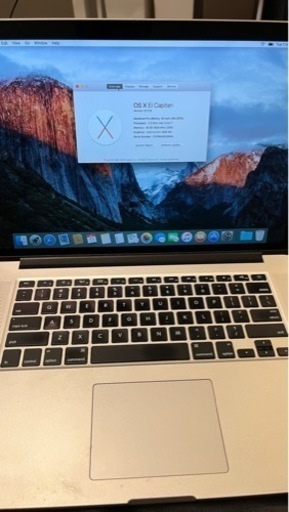 Apple MacBook Pro 2015の中期 15 inches