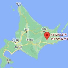 釧路市阿寒町の山林　100坪１５万円