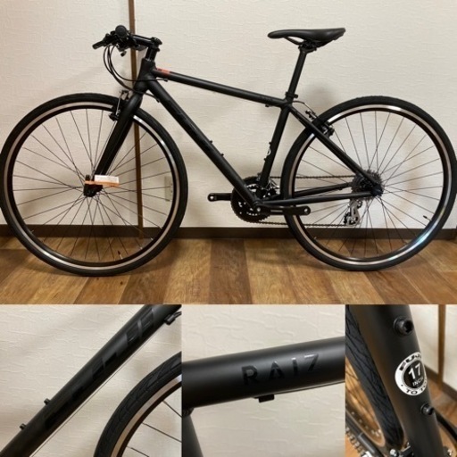 未使用品！FUJI フジ RAIZ マットブラック 17size クロスバイク