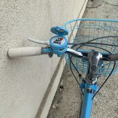 新品✨未使用　子供用自転車 24インチ　シマノ6段変速　ブルー  の画像
