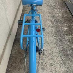 新品✨未使用　子供用自転車 24インチ　シマノ6段変速　ブルー  の画像