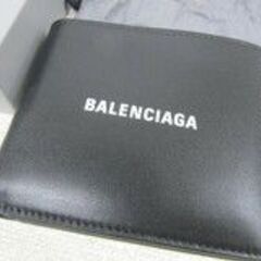 💍 【ブランド品】新品BALENCIAGA 二つ折財布 レザー ウォレット【ブランド品･腕時計買取アールワン田川】の画像
