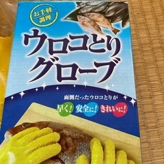 ウロコとりグローブ　両手セットの画像