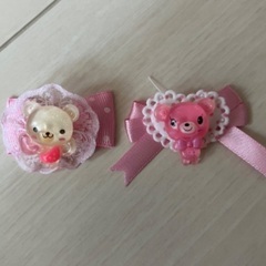 手作りヘアゴムセット 女の子の画像