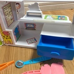 最終値下げ‼︎ ピープル ぽぽちゃん おしゃべり総合クリニックに変身！ぽぽちゃん救急車の画像
