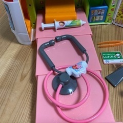 最終値下げ‼︎ ピープル ぽぽちゃん おしゃべり総合クリニックに変身！ぽぽちゃん救急車の画像