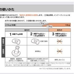 受け渡し決定☆チャイルドシートの画像