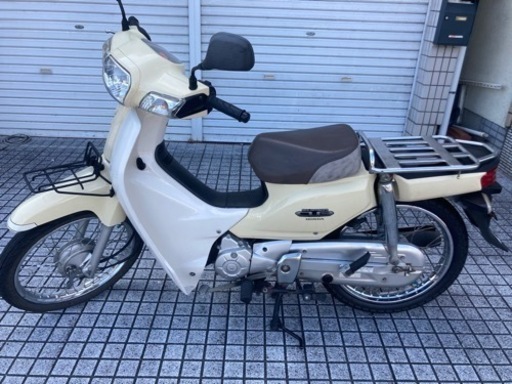 【スーパーカブ110】JA10型　美品❗️整備済み　ベージュ色　バッテリー新品❗️若林自転車　唐崎店　SALE中❗️