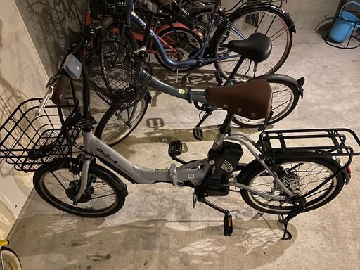 PELTECH（ペルテック）折り畳み 電動アシスト 自転車 8AHバッテリー TDN-212L