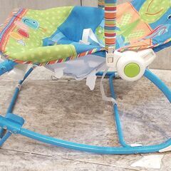 ★7768★Fisher Price　フィッシャープライス　バウンサー　BCC52　インファント・トドラーロッカー カエル　ゆりかごの画像