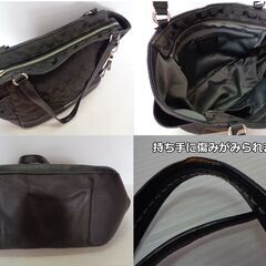 COACH　コーチ　ハンドバッグ　シグネチャー　F23297　トートバッグ　鞄　黒色　ブラックの画像
