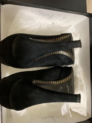CHANEL シャネル　パンプス　35.0 ヒール　靴　黒　ブラック