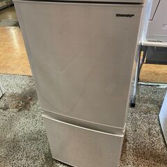 【愛品館市原店】SHARP 2019年製 137L 2ドア冷蔵庫 SJ-D14E-W【愛市IR015669-104】