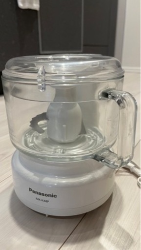 パナソニック フードプロセッサー きざむ する 混ぜる おろす MK-K48P-W