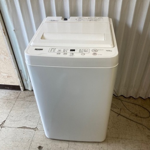 動作品 YAMADA SELECT ヤマダセレクト YWM-T45H1 全自動洗濯機 2021年製