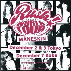 同行者募集！　マネスキン来日神戸公演　同行者募集