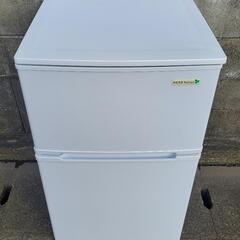 愛知岐阜/送料込★②ヤマダ電機 90L冷蔵庫 YRZ-C09B1　2017年製 ヤマダ電機 2ドア冷蔵庫 YRZ-C09B1 90L ノンフロン冷凍冷蔵庫 2017年製