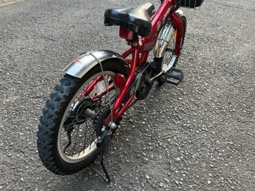 16インチ 子供 ジュニア 自転車 赤 Jeep 男女OK BAA
