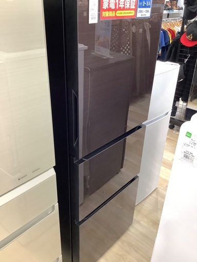 3ドア冷蔵庫 Hisense HR-G2801BR 282L 2021年製　入荷致しました！