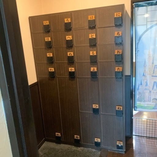 昭和レトロ 靴箱 下駄箱 シューズボックス 居酒屋 温泉 風