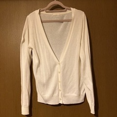 レディース　カーディガン　お話中です。