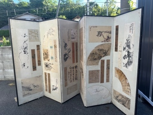 屏風　骨董品