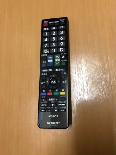 SHARP AQUOS  TVリモコン　GB129WJSA