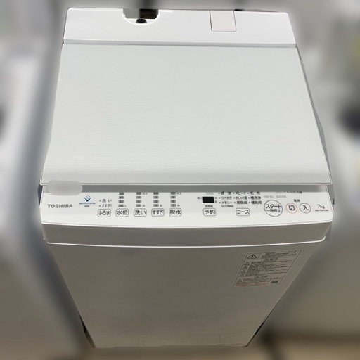 J2567 6ヶ月保証付き！7kg洗濯機 東芝 TOSHIBA AW-7DH1  ZABOON ザブーン 洗濯機 2021年製 動作確認、クリーニング済み