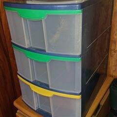受付終了 プラ製収納引出し