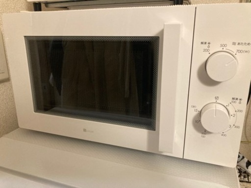【受取人様決定】【2022年購入/ニトリ美品】東日本専用(50Hz)電子レンジ　ホワイト