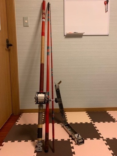 大物・底物セット　釣竿　リール　ピトン