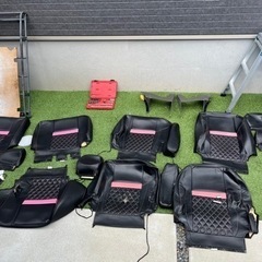 ホンダライフjb5 ベンチシート用　シートカバー　ジャンク