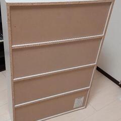 本棚　ホワイト【15日9:00〜12:00の間に来てくれる方】の画像
