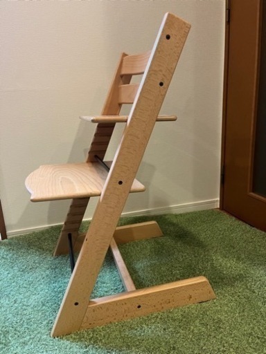 【ストッケ】トリップトラップ椅子:生後6ヶ月〜定価¥36,300