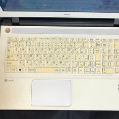 NEC LaVie NS100/C1W-P2 PC-NS100C1W-P2 2016年1月発売モデル・Dual-Core-Cel-3215U(2コア/2スレッド・第5世代Broadwell)搭載 / メモリーは8GB(最大16GB) / HDDは500GB / Win11＆ Office2010インストール済 / 大画面15.6インチWXGA (1366x768)省電力スーパーシャインビューLED液晶搭載/ DVDスーパーマルチドライブ搭載 / 中古品の画像