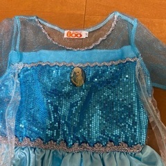 ディズニー　ハロウィン　
仮装アナ雪　エルサ　ドレス　140の画像
