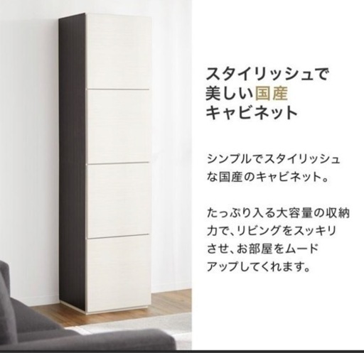 美品 壁面収納 扉収納 ハイタイプ リビング収納 【公式通販】