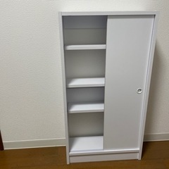 薄型収納　ホワイト　新品の画像