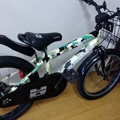  子供用自転車 ハマーキッズ18-TZ（カモフラージュ） 男の子